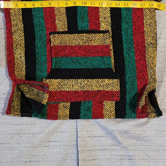 Boys Or Girls Handmade Knitted Colorful sweater Size S Unique Lightweight Hodded - Picture 8 of 11